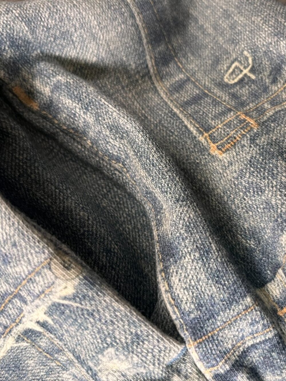 rag & bone Distressed Light Blue Denim Jogger Pants - Picture 15 of 15